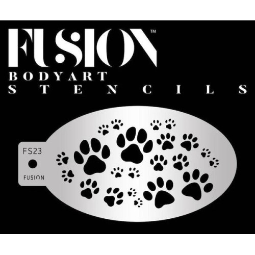 Fusion Stencils, Prowling Paw Print (FS23)